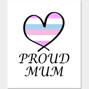 Proud Mum LGBT Gay Pride Month Intersex Flag Posters and Art